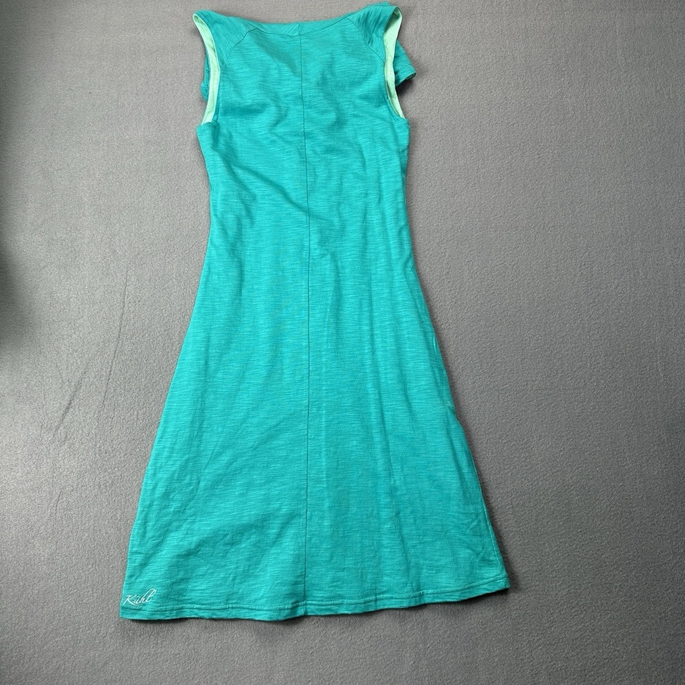 Kuhl‎ Vega Sleeveless Cowl Neck Modal Reversible Dress Women XS Teal Turquoise - Picture 3 of 8